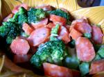 American Carrots and Broccoli With Horseradish Appetizer