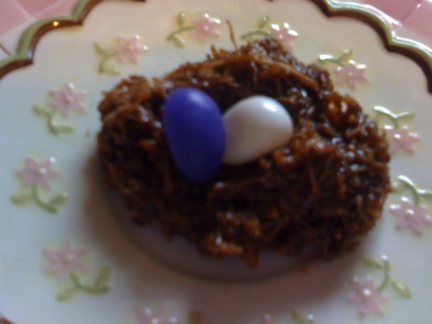 Australian No Bake Birds Nest Cookies Dessert