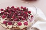 Australian Raspberry Custard Trifle Recipe Dessert