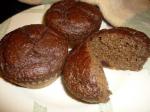 British Moist Chocolate Flax Muffins Dessert