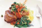 Australian Veal Cutlets With Soft Polenta and Broad Beans Recipe Dinner