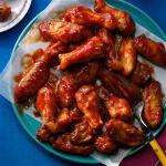 British Tangy Barbecue Wings Dinner