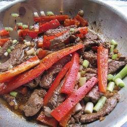 Australian Beef to the Wok to Seeds of Anise Green Appetizer