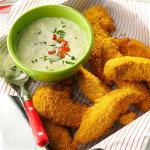 American Tuscan Chicken Tenders with Pesto Sauce Dinner