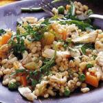 Australian Pearl Barley Pilaf with Chicken Appetizer