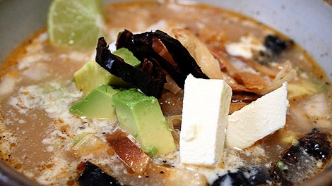 Mexican Tortilla Soup sopa De Tortilla 2 Appetizer