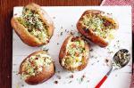 Canadian Bacon Sour Cream And Chive Jacket Potatoes Recipe Appetizer