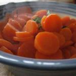 Australian Poached Carrots Appetizer