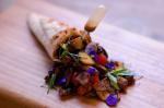 French Woktossed Mediterranean Lamb wok Dagneau a La Mediterraneenne Appetizer