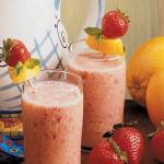 British Strawberry Orange Shakes Dessert