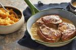 American Pork Chops With Sageonion Gravy And Smashed Root Vegetables Recipe Dessert
