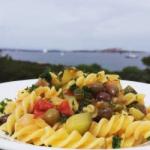 Australian Pasta with Courgettes and Aubergines Dinner
