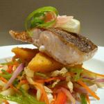 British Roast Crispy Skin Snapper Appetizer