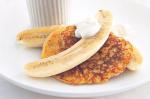 American Coconut Banana On Almond Pikelets Recipe Appetizer