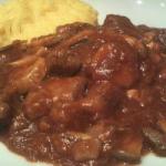 American Veal Stew with Porcini Mushrooms Appetizer