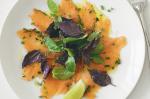 American Coriander And Chilli Gravlax Salad Recipe Appetizer