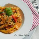 American Vegetarian Pasta with Sour Cream Appetizer