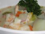 French Creamy Delicious Seafood Chowder Dinner