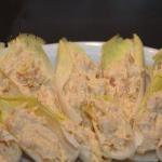 Australian Endives with Hard Boiled Eggs and the Salmon Appetizer