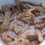 Australian Pork Stewed to the Barbecue Sauce Dinner