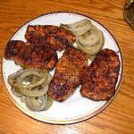 Barbecued Pork Loin with Grilled Onions recipe