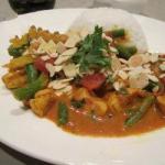 American Chicken Korma with Green Beans Appetizer