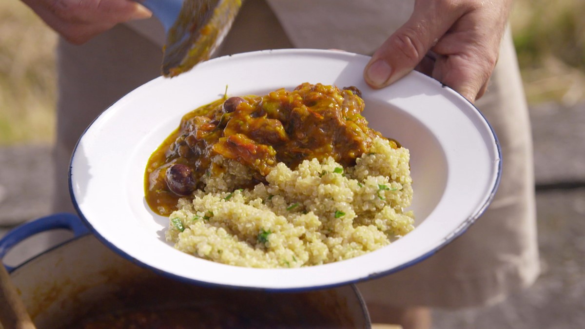 Italian Braised Lamb with Fennel and Tomato Appetizer