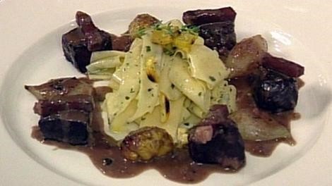 Italian Braised Venison with Chestnuts Appetizer