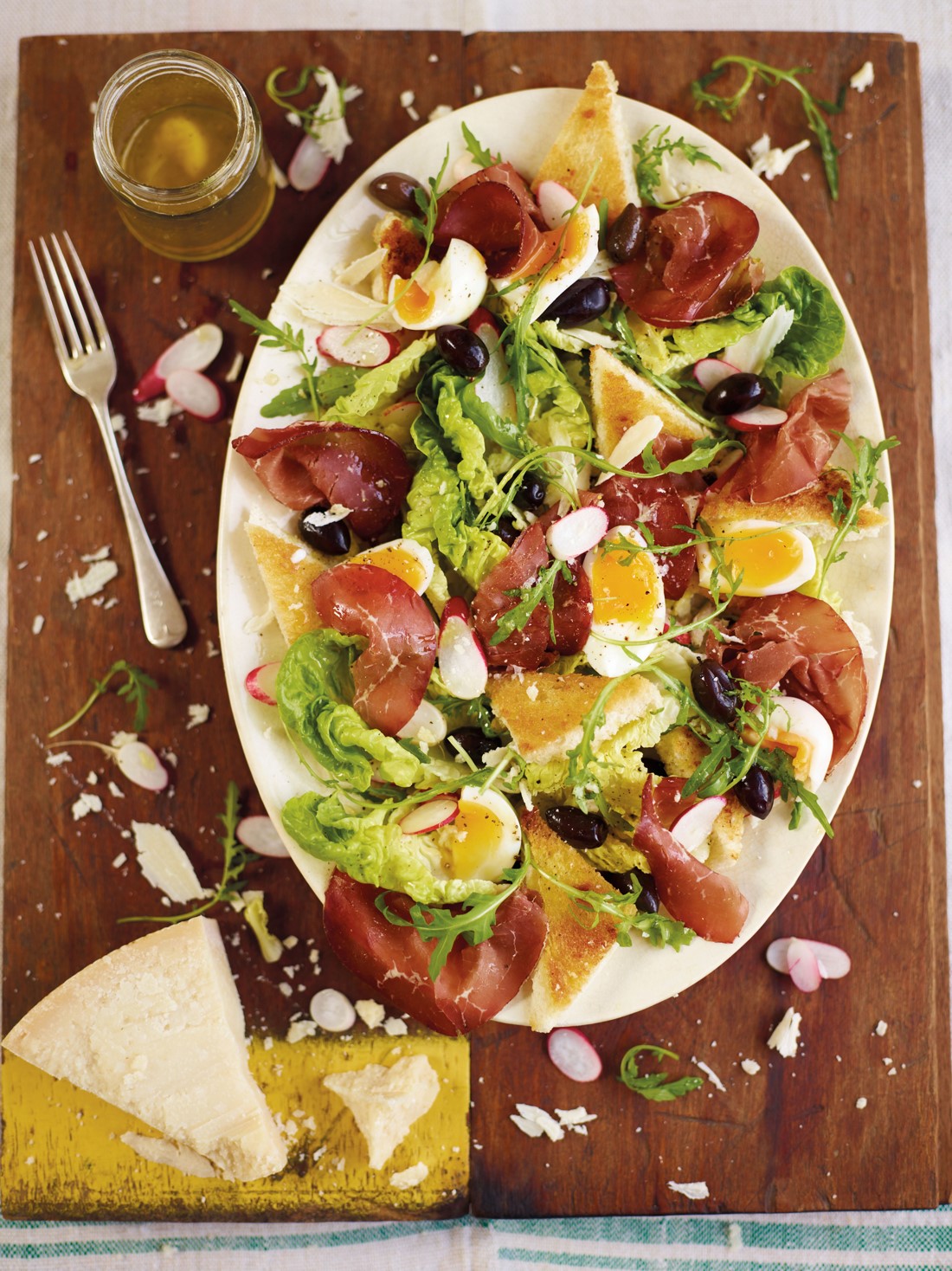 Italian Bresaola Salad insalata Della Valtellina Appetizer