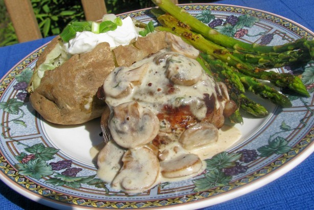 French Mushroom Beef Tenderloin Dinner