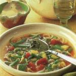 French Vegetable Soup with Pesto 2 Appetizer
