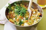 British Pumpkin and Goats Cheese Risotto Recipe Appetizer