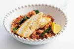 British Snapper With Tomato and Parsley Couscous Recipe Appetizer