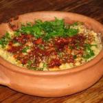 American Hummus Landlord with Paprika Appetizer