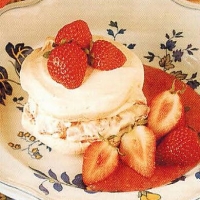 Australian Strawberry Meringue Stacks Dessert
