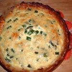 British Quiche with Asparagus and Gruyere 1 Appetizer