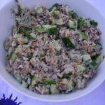 British Wild Rice Salad with Cucumber 1 Appetizer