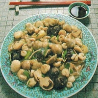 Chinese Scallops with Shrimp and Mushrooms Appetizer