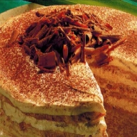 French Cashew Meringue Cake Dessert