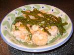 American Sesame Shrimp  Asparagus Dinner