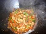 American Lowfat Pineapple Chicken Stir Fry Dinner