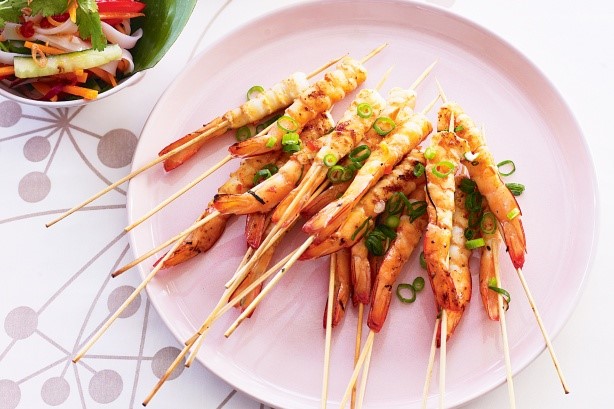 American Spiced Coconut Prawns Recipe Appetizer