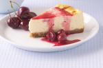 American Vanilla Cherry Cheesecake Recipe Dessert