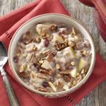 American Slowcooked Fruited Oatmeal with Nuts Dinner