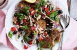 American Herbcrumbed Cutlets With Bean And Parsley Salad Recipe Dinner