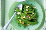 Sugar Snap Peas With Orange Almond and Dill Recipe recipe