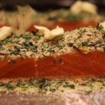 Salmon with Herb Breaded recipe