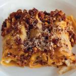 American Lasagna with Cream and Fungi lasagna Alla Partenopea Appetizer