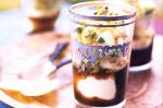 British Icecream And Pistachio Nuts With Coffee Syrup Recipe Dessert