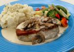 American Pork Chops With Mushroom Cream Sauce  Low Carb Appetizer